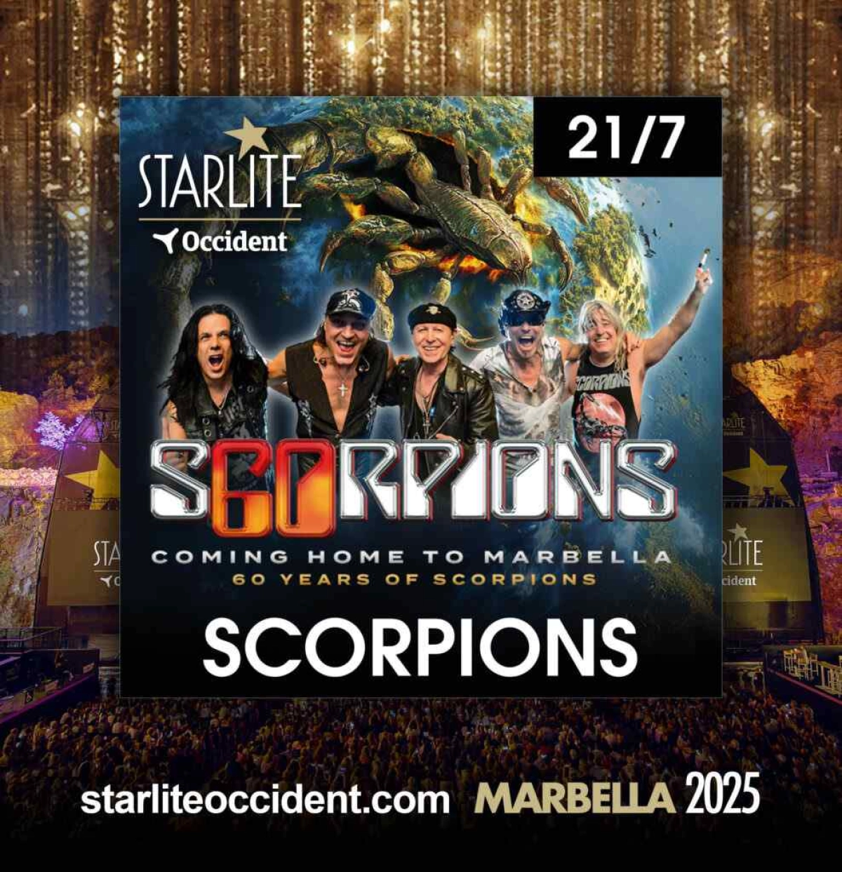 Billets Scorpions (Starlite Marbella - Marbella)