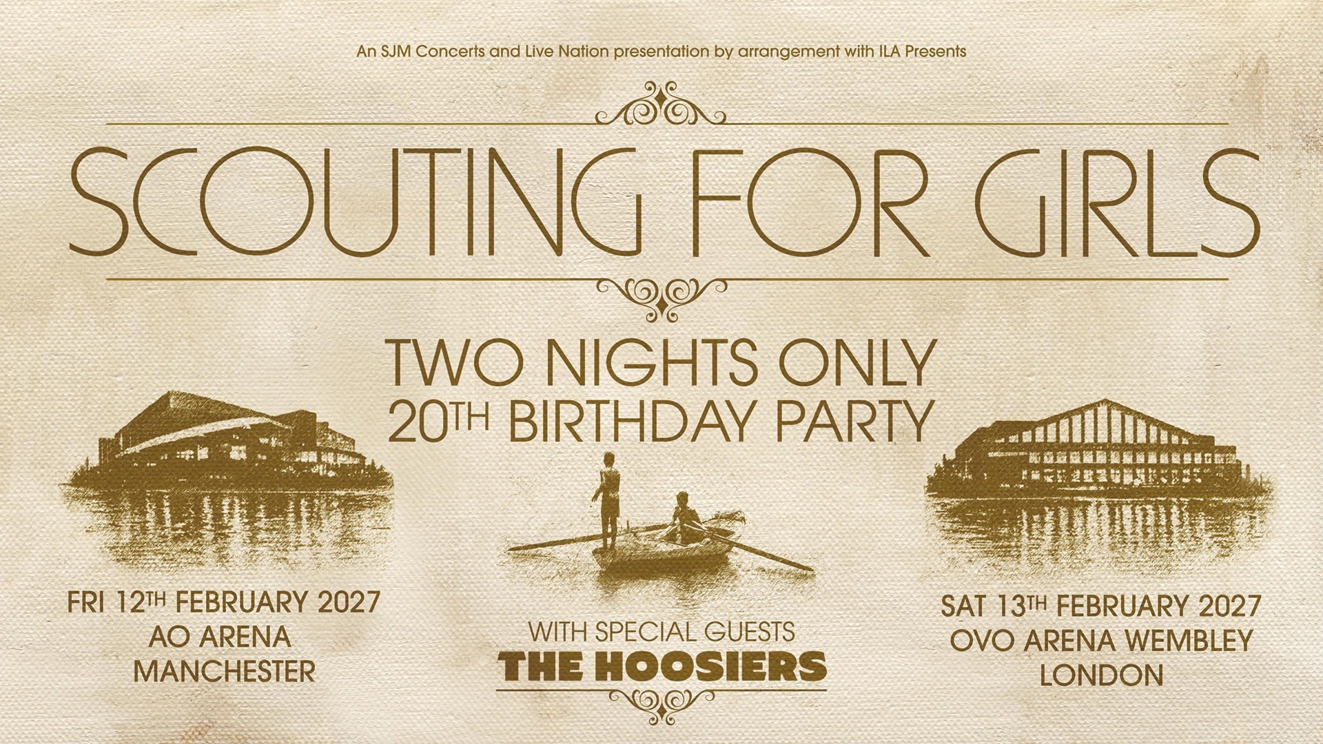 Billets Scouting For Girls (Manchester AO Arena - Manchester)