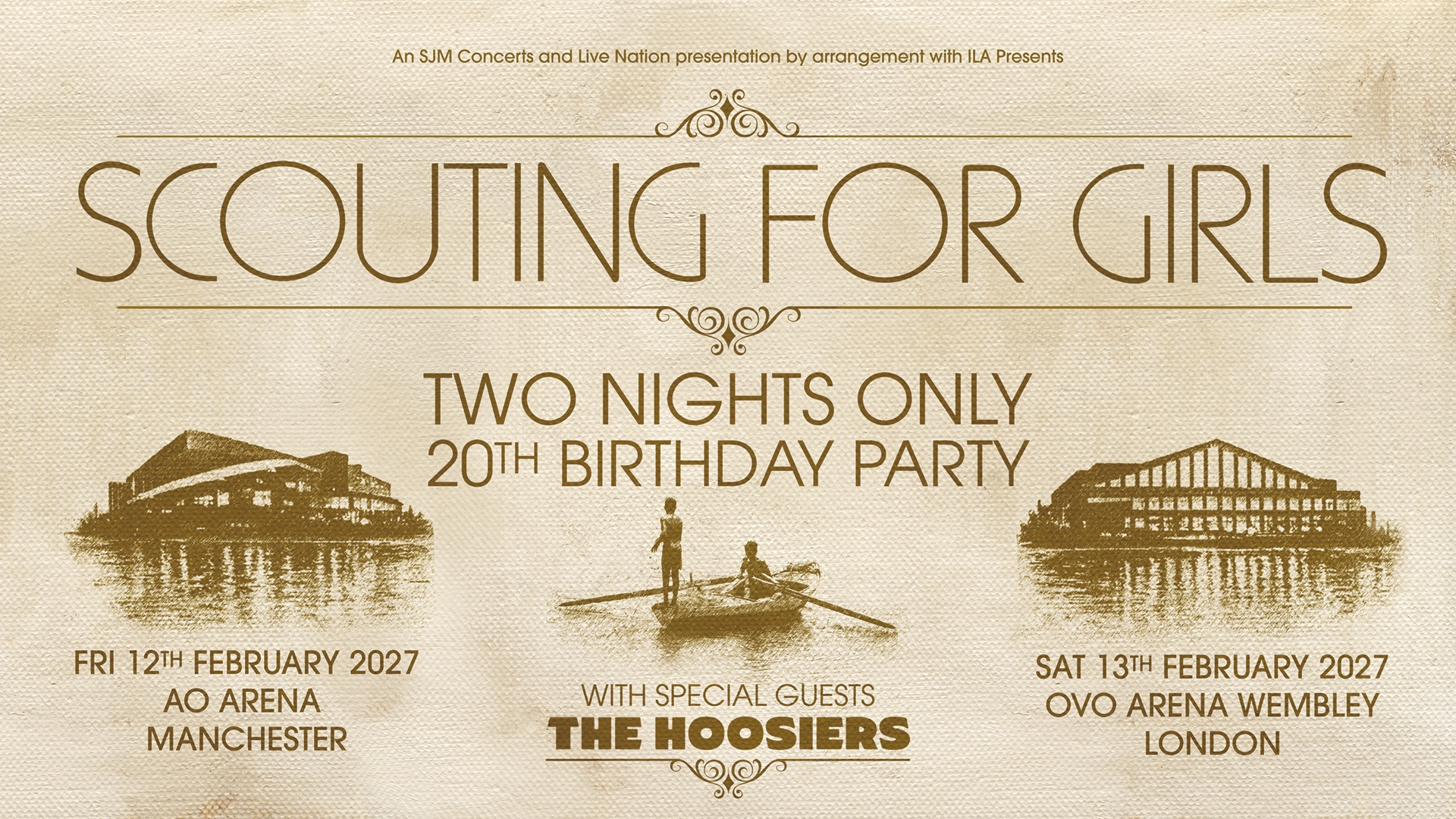 Billets Scouting For Girls (OVO Arena Wembley - Londres)