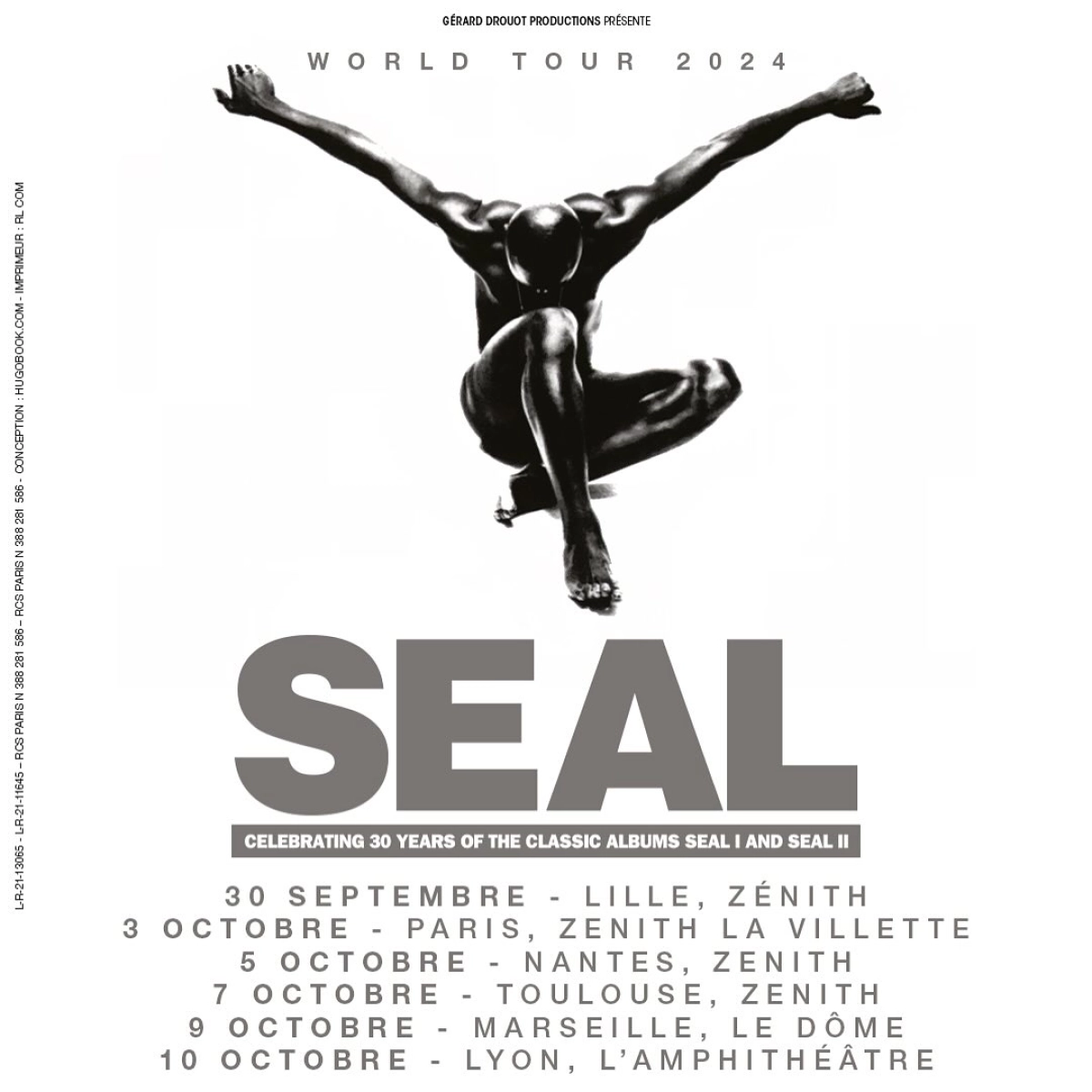 Seal at Zenith Lille Tickets