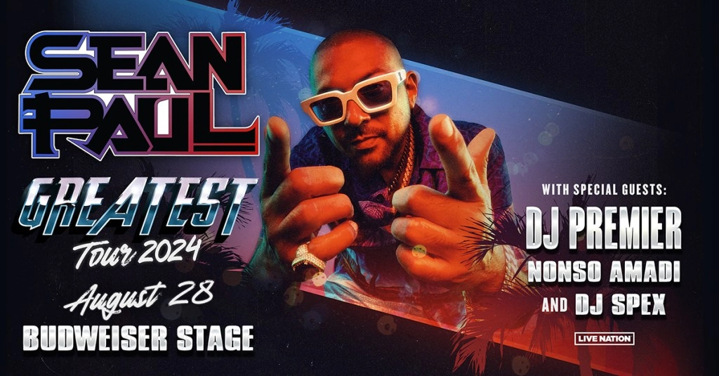 Sean Paul at Budweiser Stage Tickets