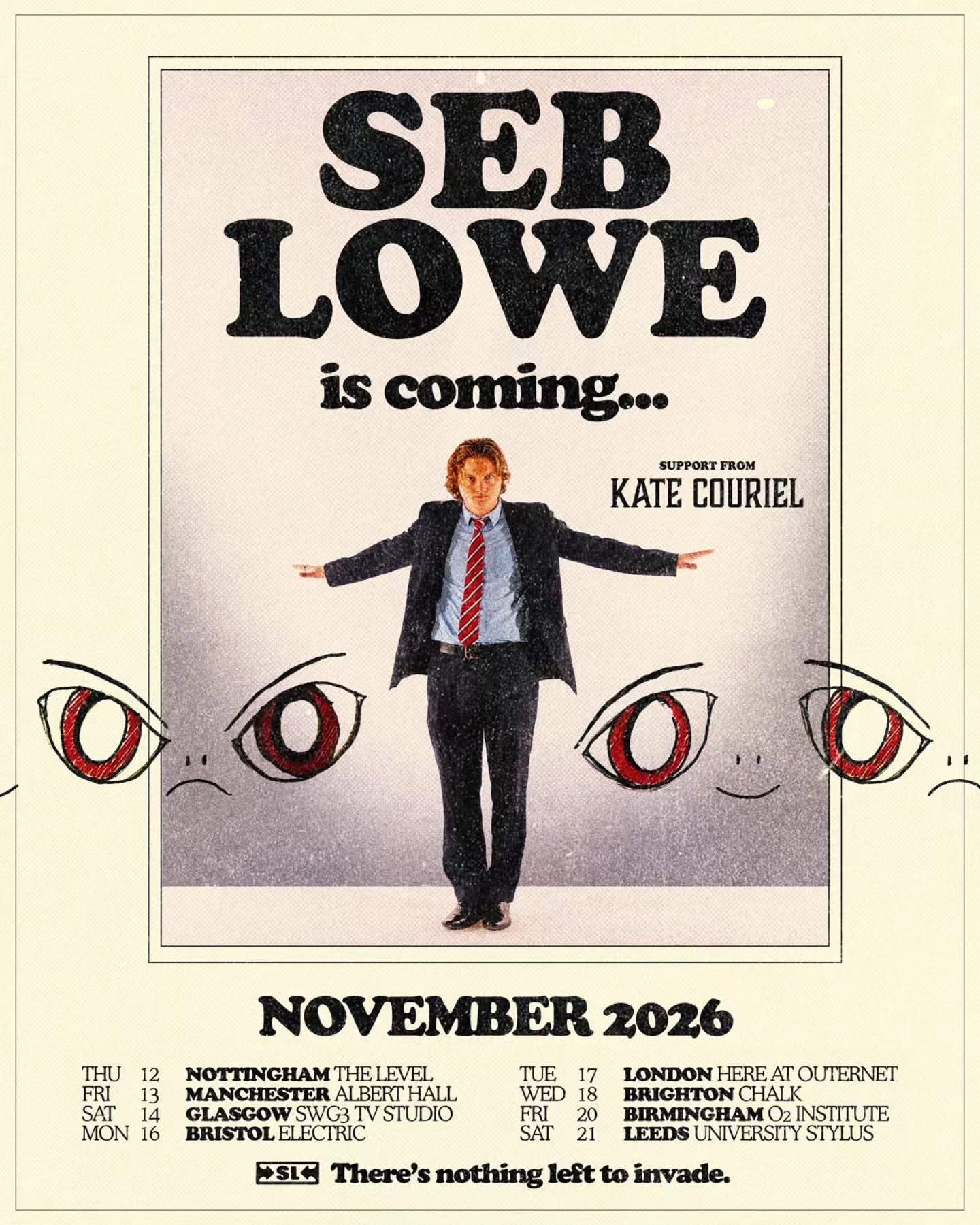 Seb Lowe at Albert Hall Manchester Tickets