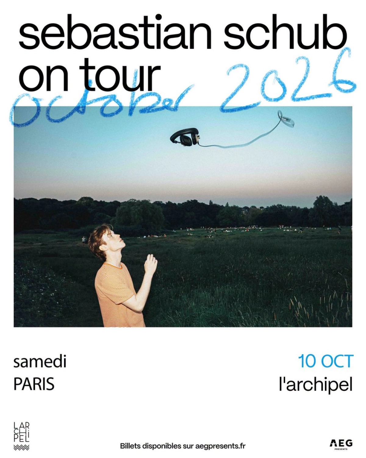 Sebastian Schub at L'Archipel Paris Tickets