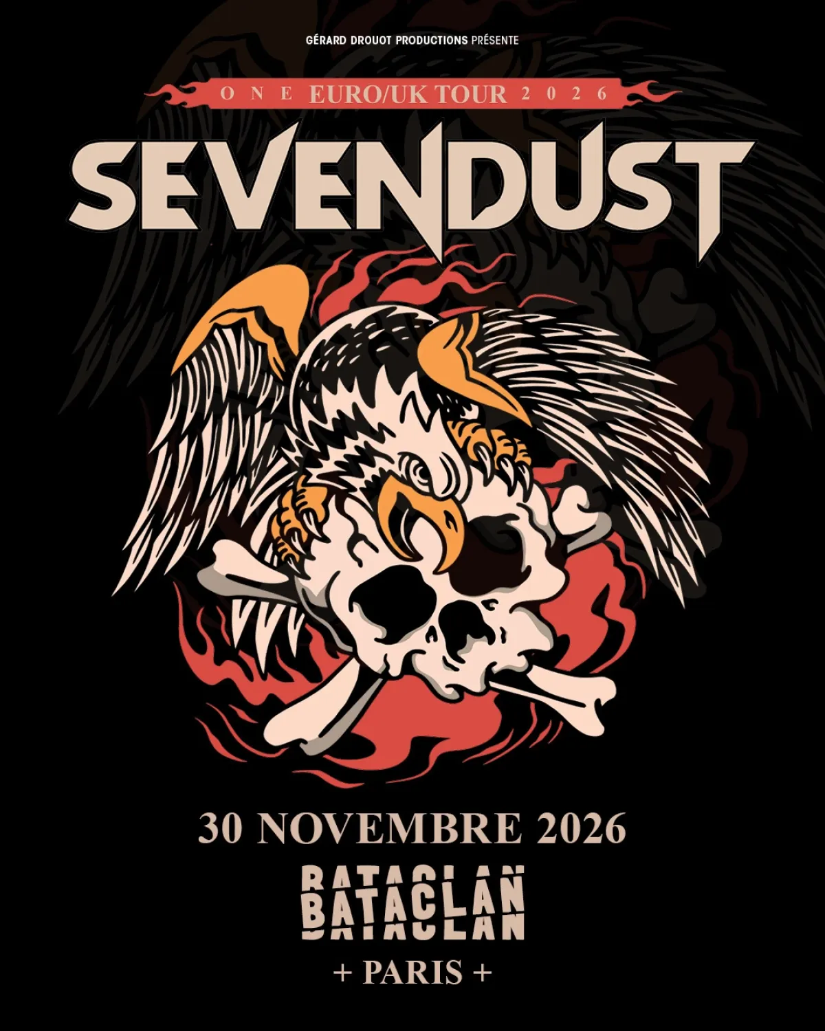 Sevendust in der Bataclan Tickets