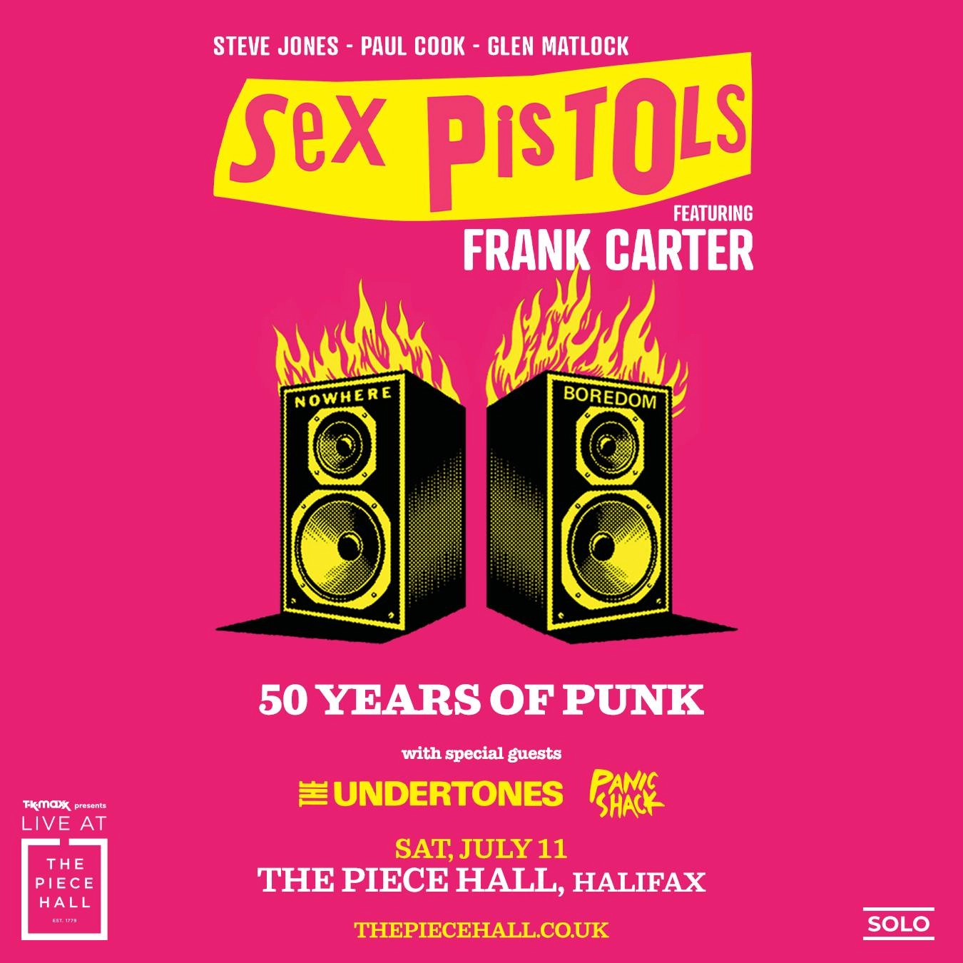 Sex Pistols Ft. Frank Carter en The Piece Hall Halifax Tickets
