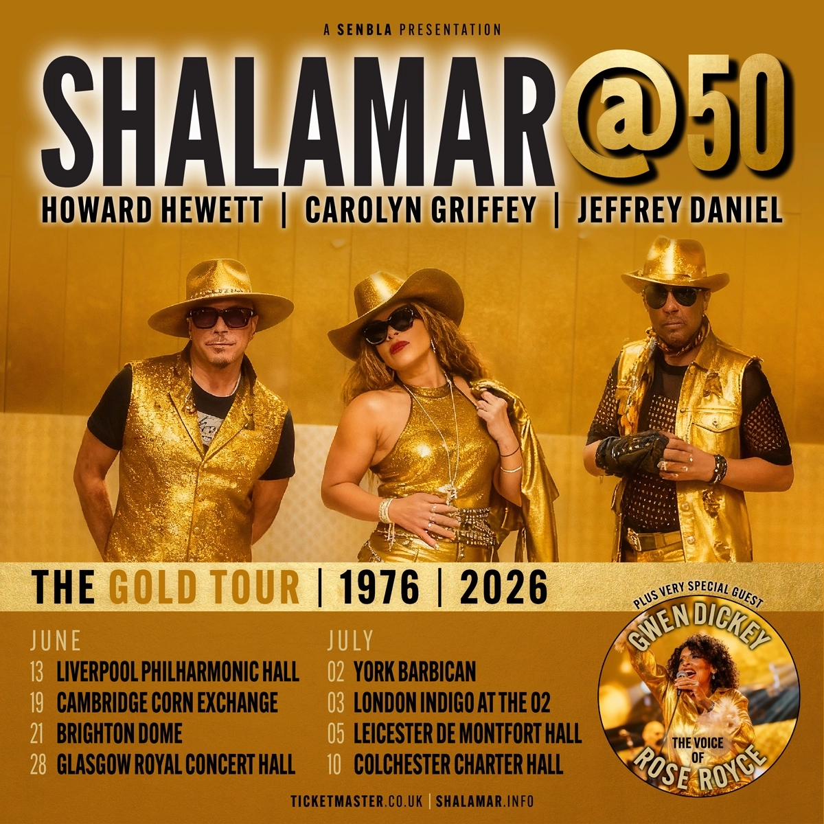 Billets Shalamar (Glasgow Royal Concert Hall - Glasgow)