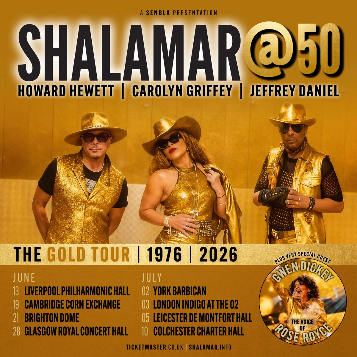 Billets Shalamar (Liverpool Philharmonic Hall - Liverpool)