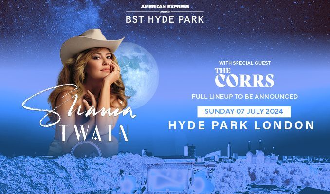 Shania Twain al Hyde Park Tickets
