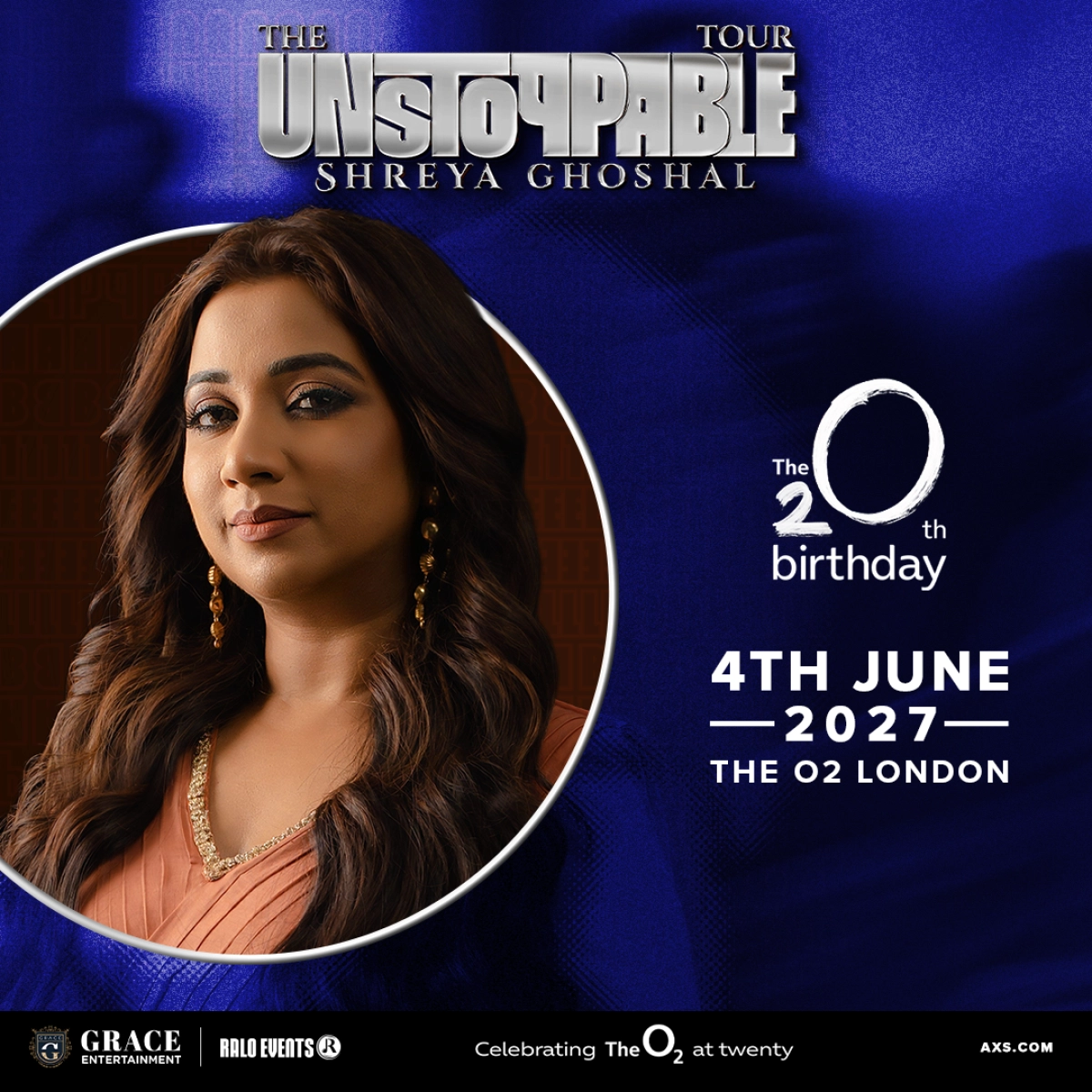 Shreya Ghoshal at The O2 Arena Tickets