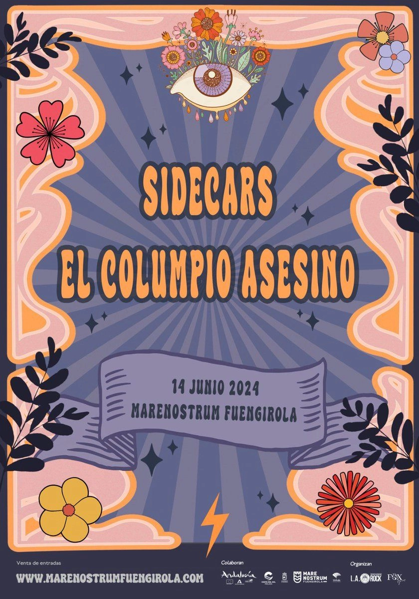 Sidecars - El Columpio Asesino at Marenostrum Castle Park Tickets