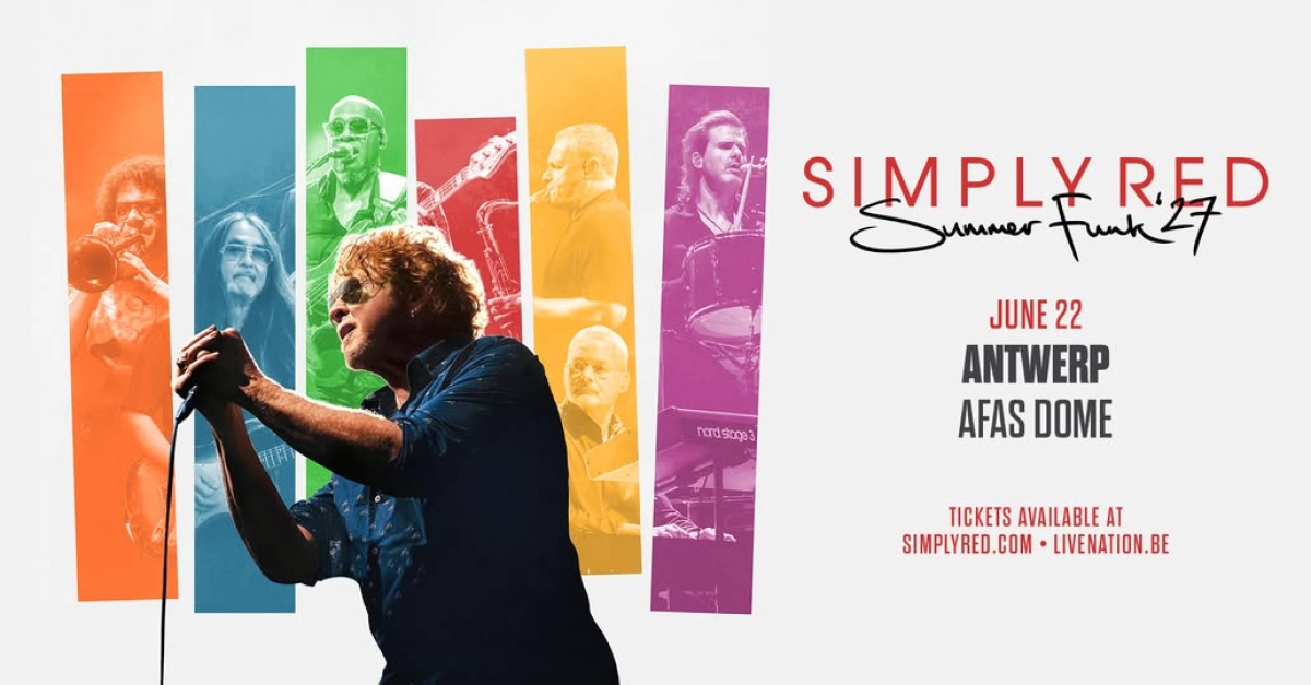 Billets Simply Red (AFAS Dome - Anvers)