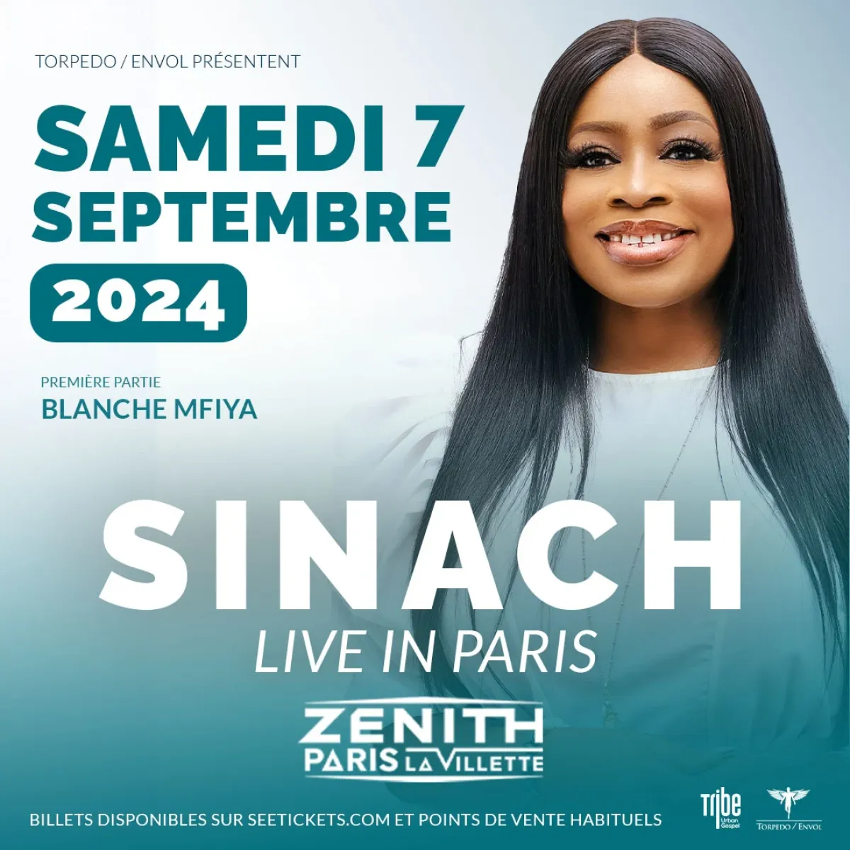 Billets Sinach (Zenith Paris - Paris)