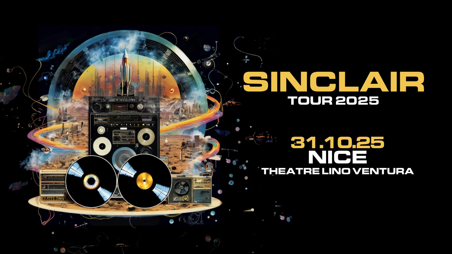 Billets Sinclair (Theatre Lino Ventura - Nice)