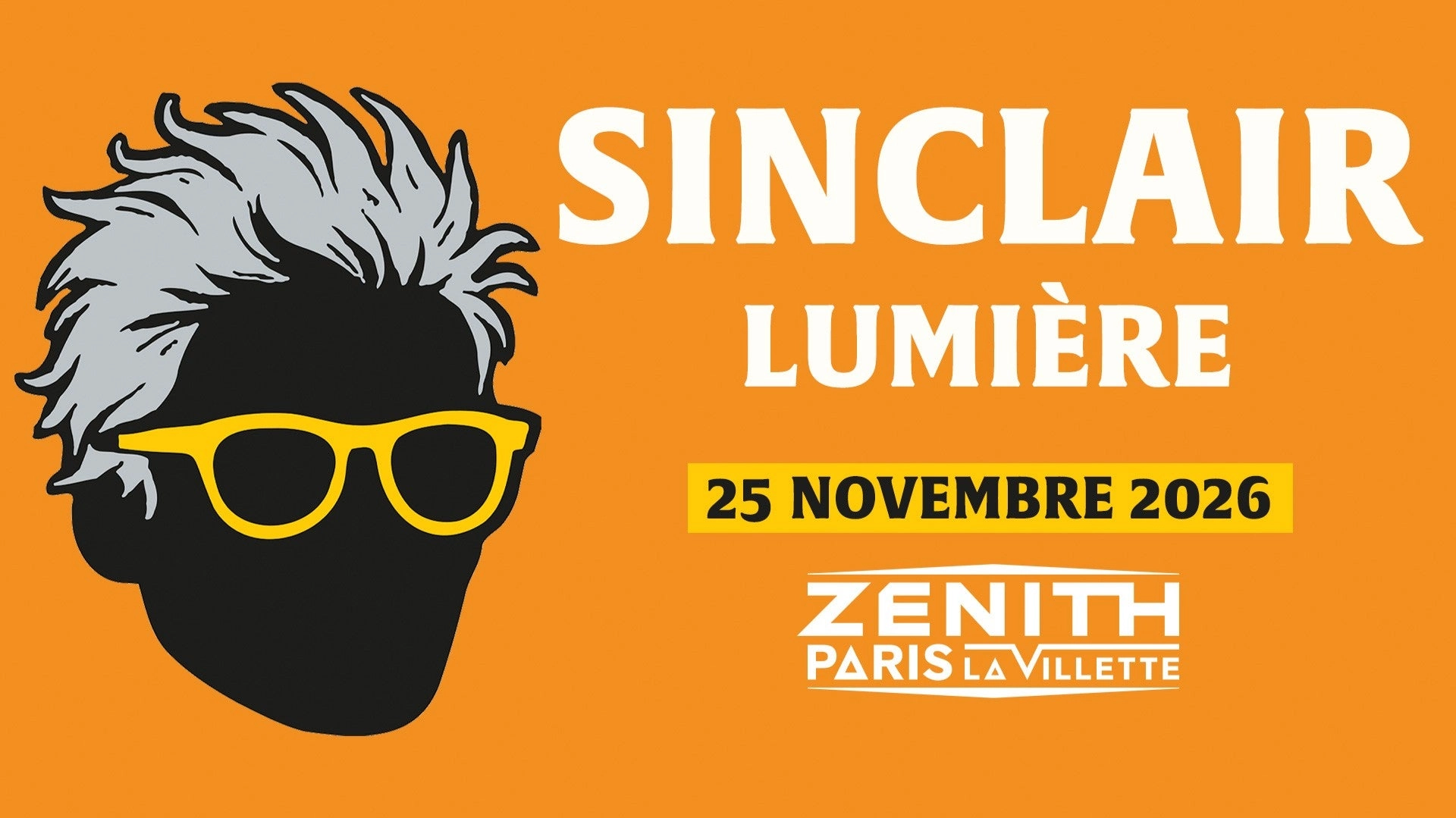 Billets Sinclair (Zenith Paris - Paris)