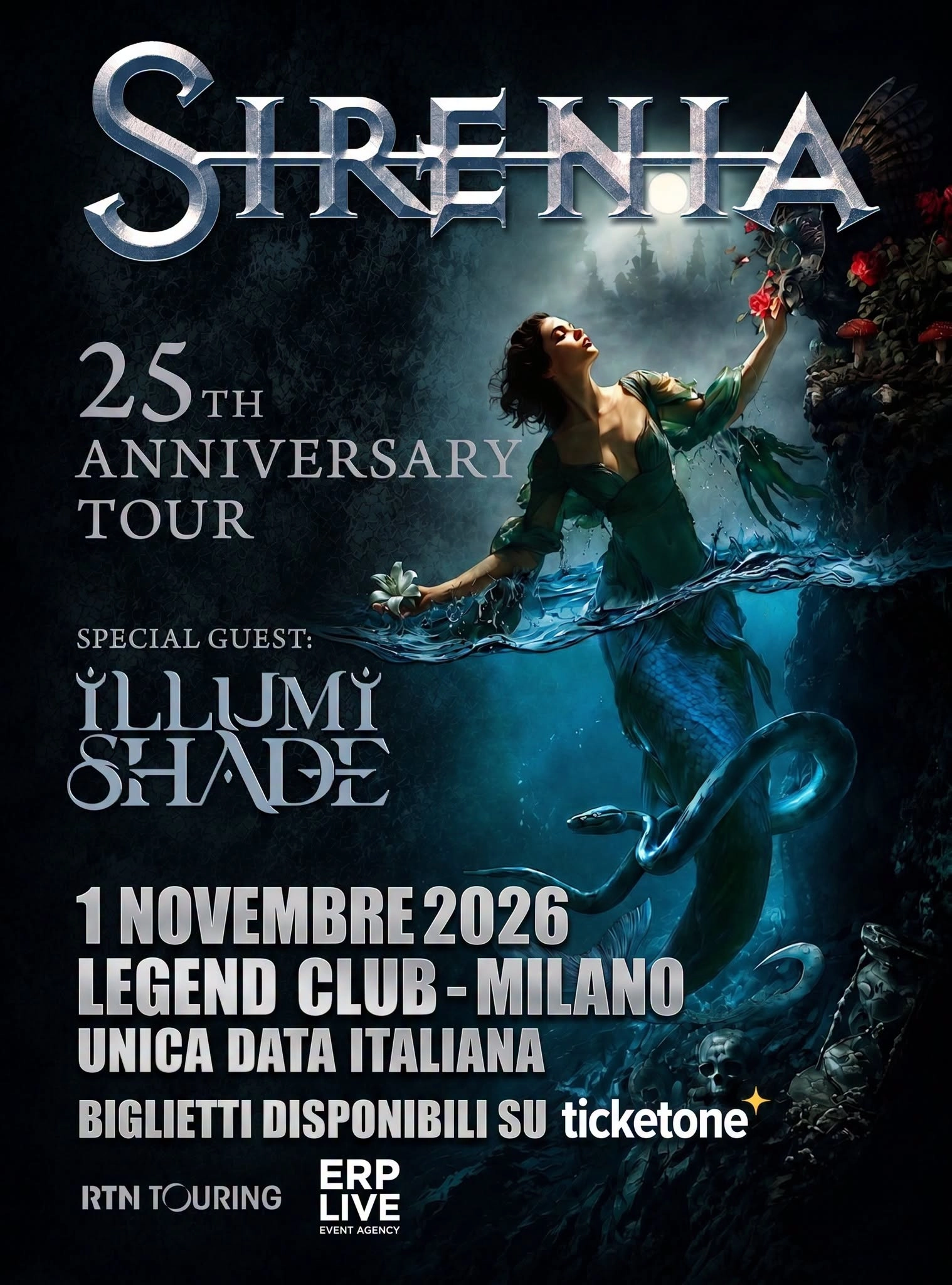 Sirenia en Legend Club Milano Tickets