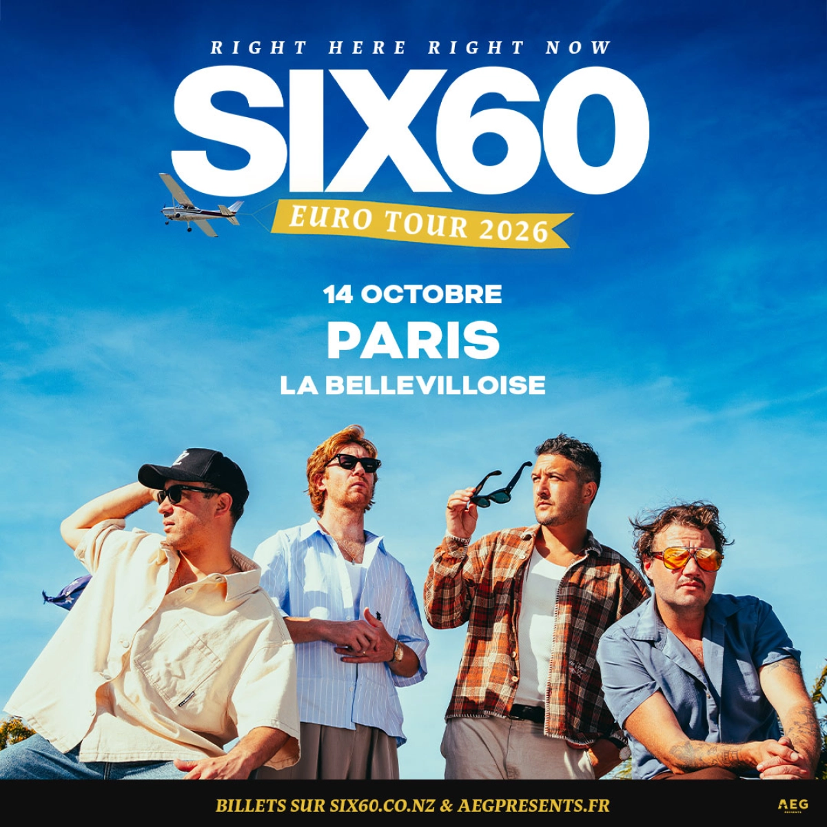 Six60 en La Bellevilloise Tickets