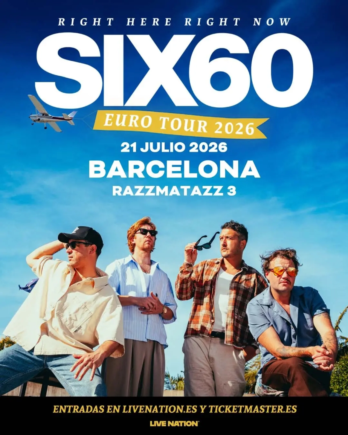 Six60 en Razzmatazz Tickets