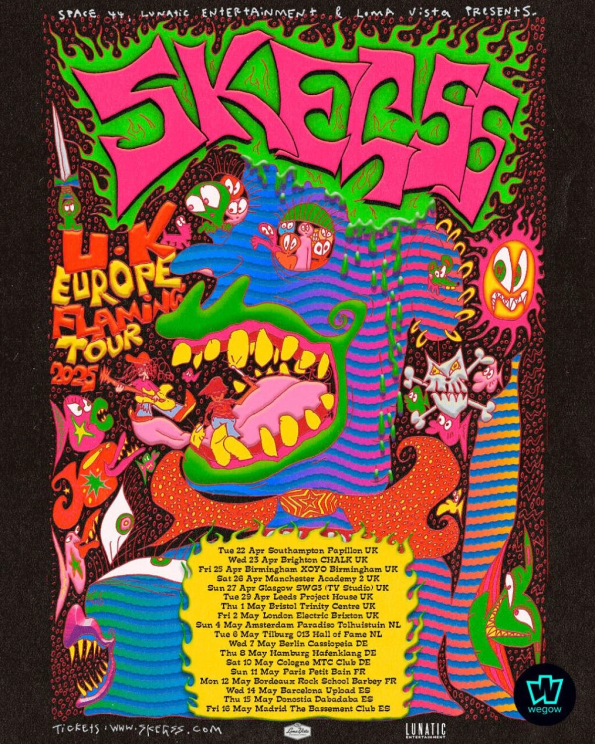 Billets Skegss (Cassiopeia - Berlin)