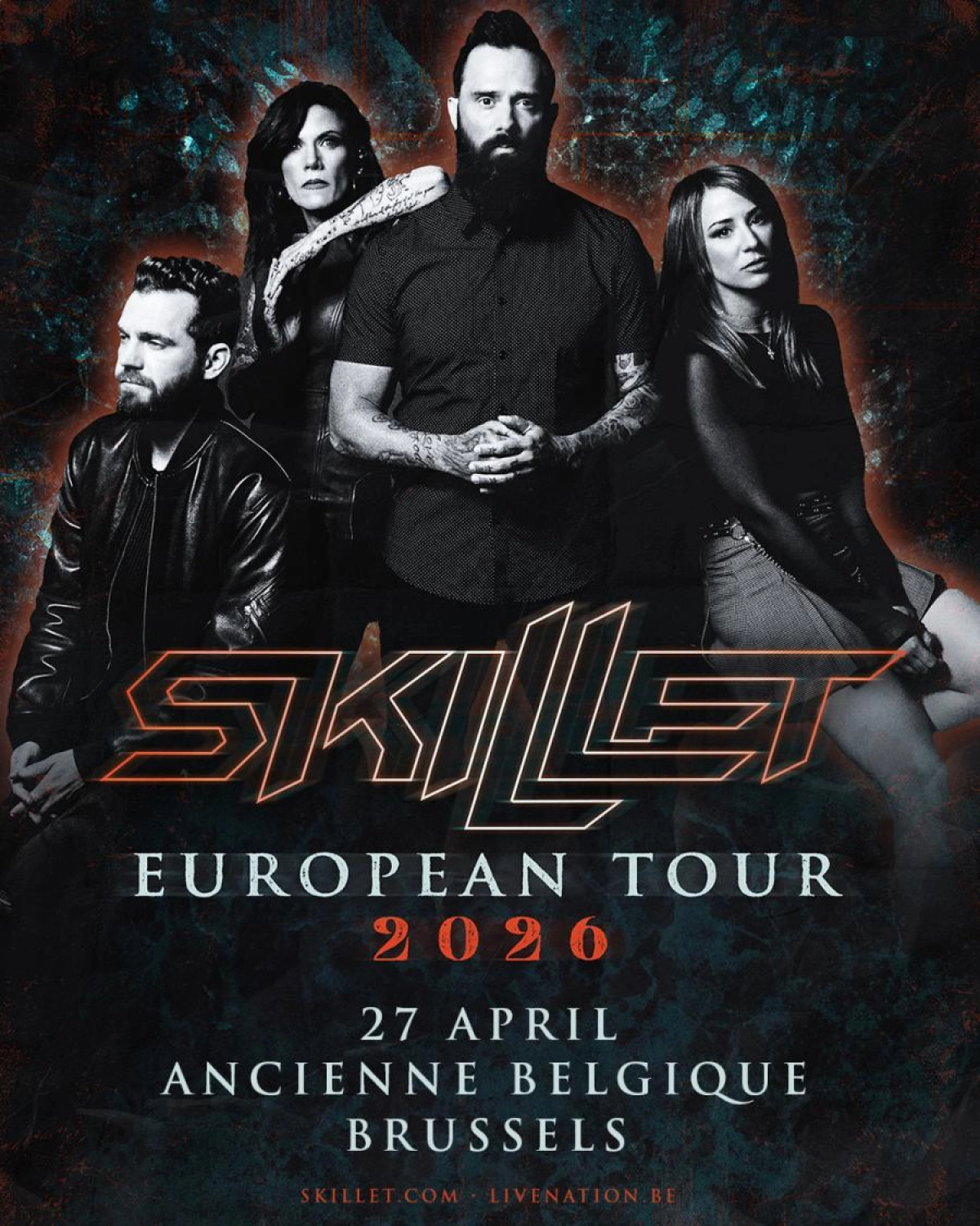 Billets Skillet (Ancienne Belgique - Bruxelles)