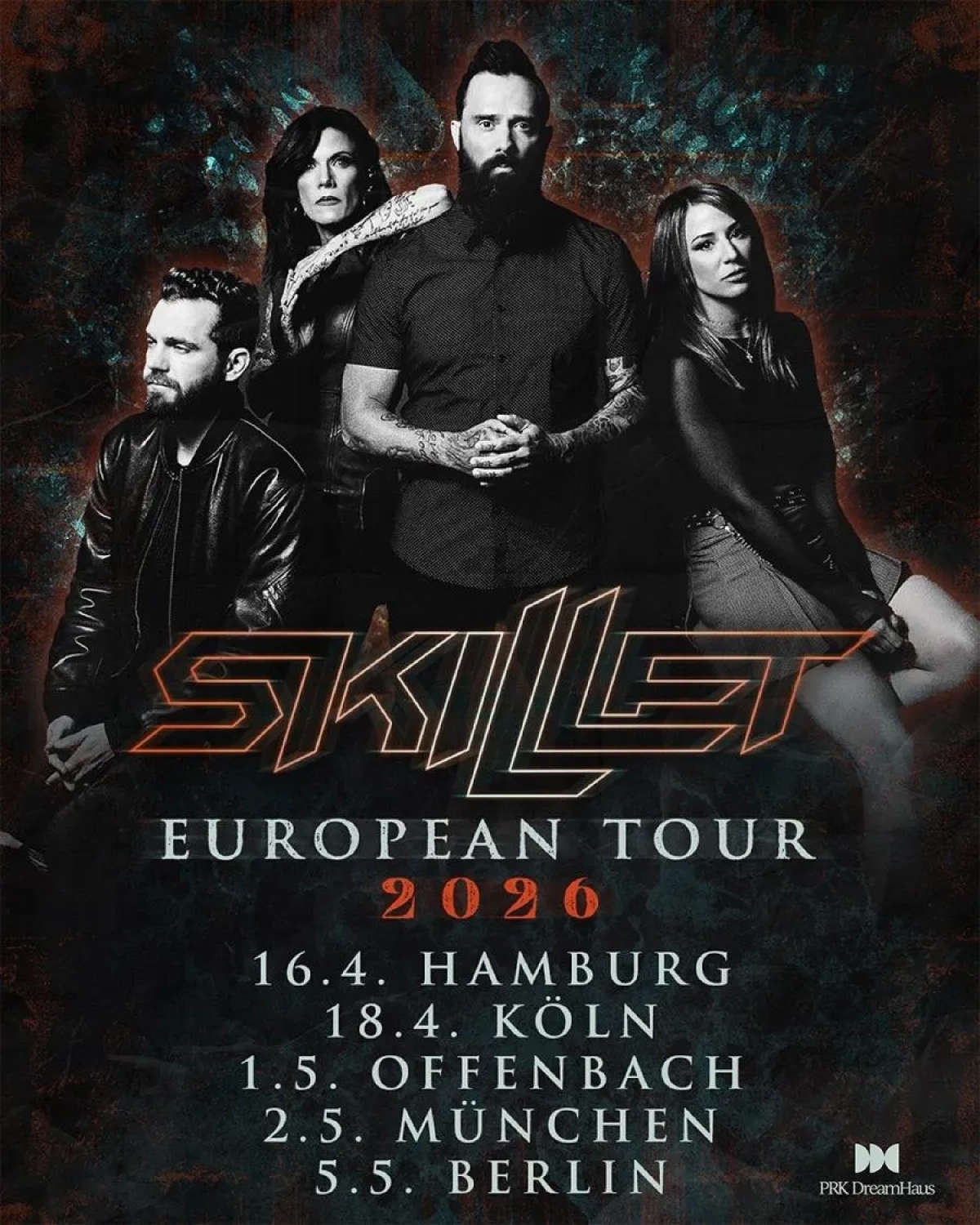 Billets Skillet (Inselpark Arena - Hambourg)