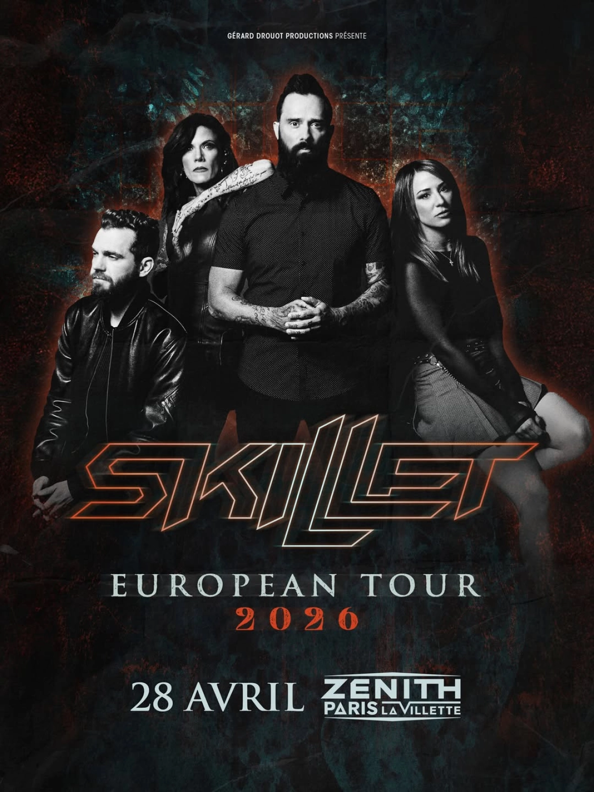 Billets Skillet (Zenith Paris - Paris)