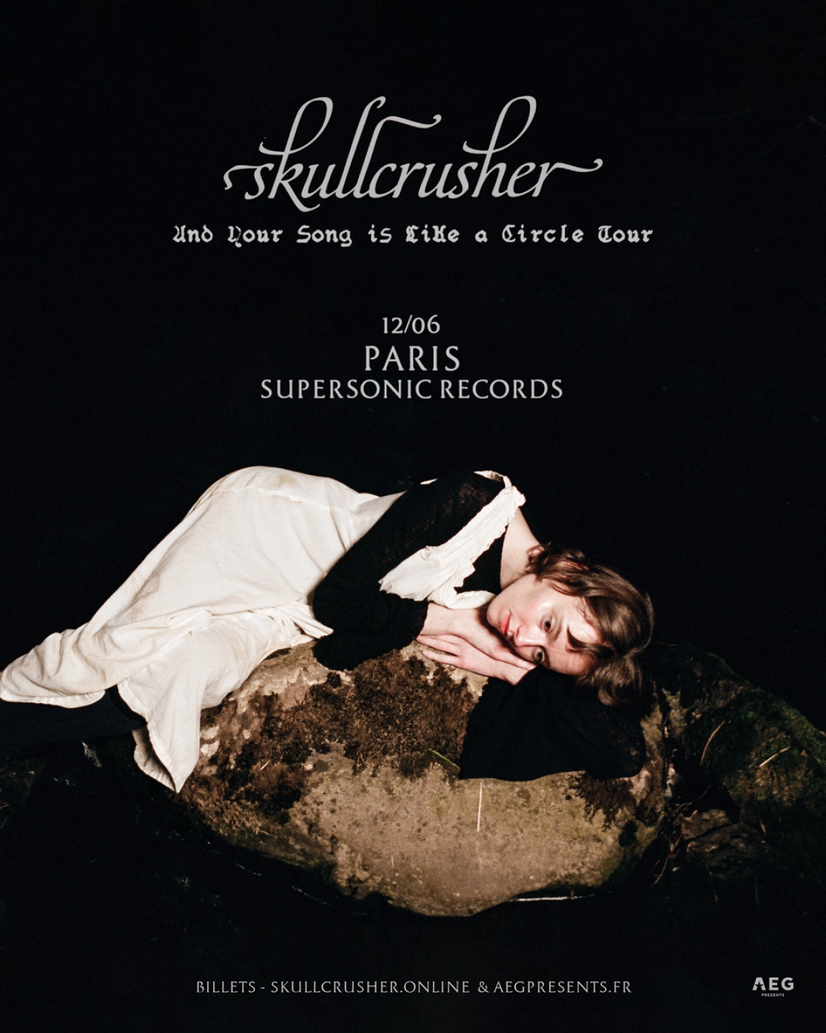 Billets Skullcrusher (Supersonic Records - Paris)