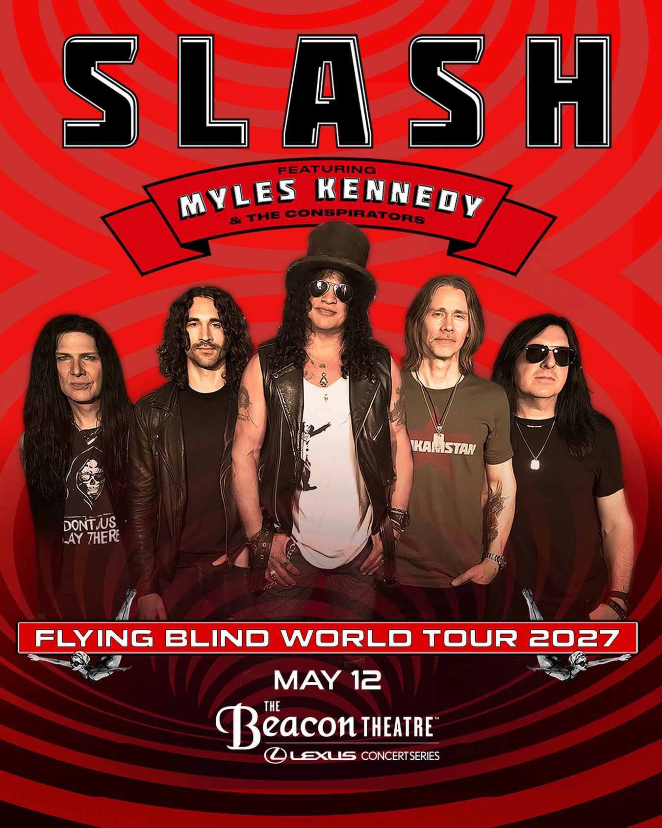 Slash Ft. Myles Kennedy and The Conspirators at Beacon Theatre Tickets