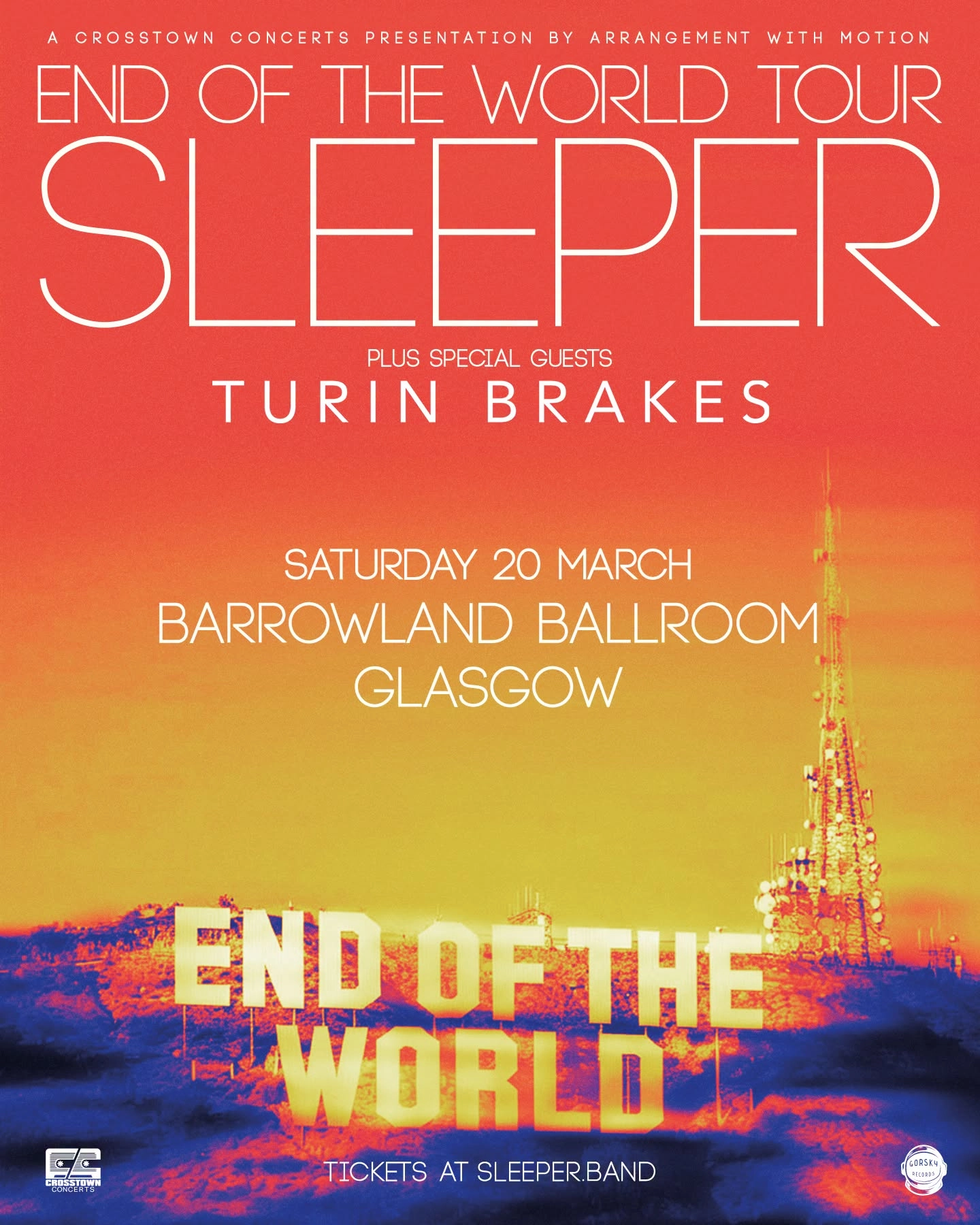 Sleeper at Barrowland Ballroom Tickets