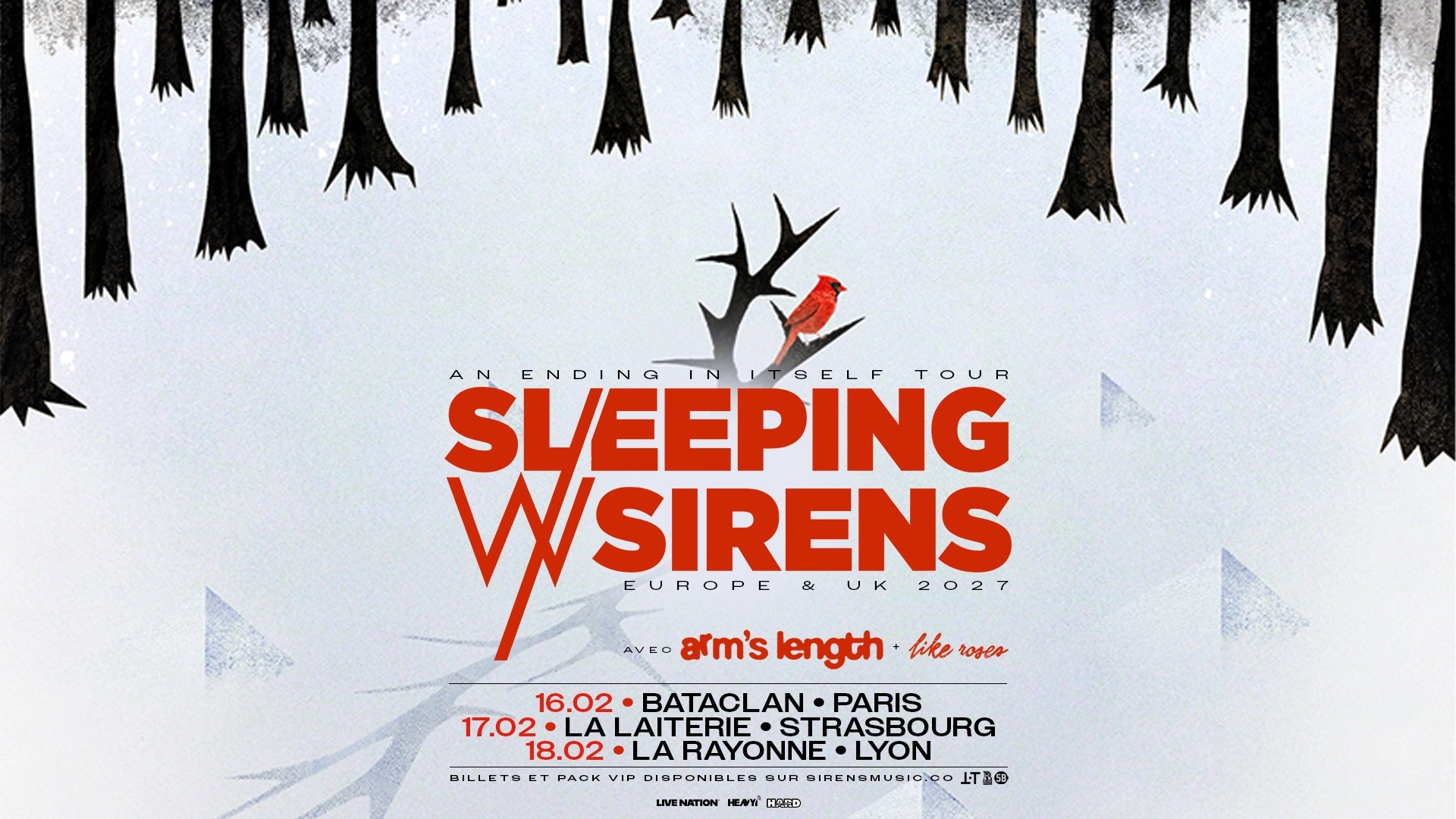 Billets Sleeping with Sirens (La Rayonne - Villeurbanne)