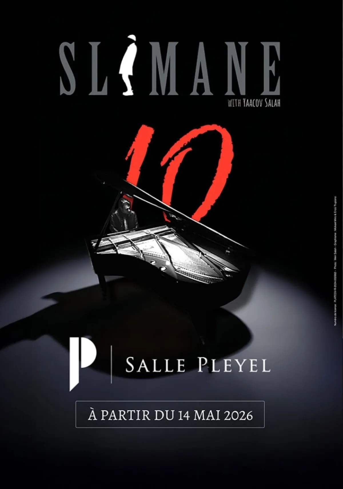 Billets Slimane (Salle Pleyel - Paris)