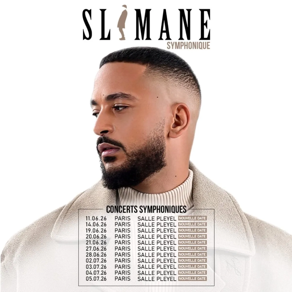 Billets Slimane Symphonique (Salle Pleyel - Paris)