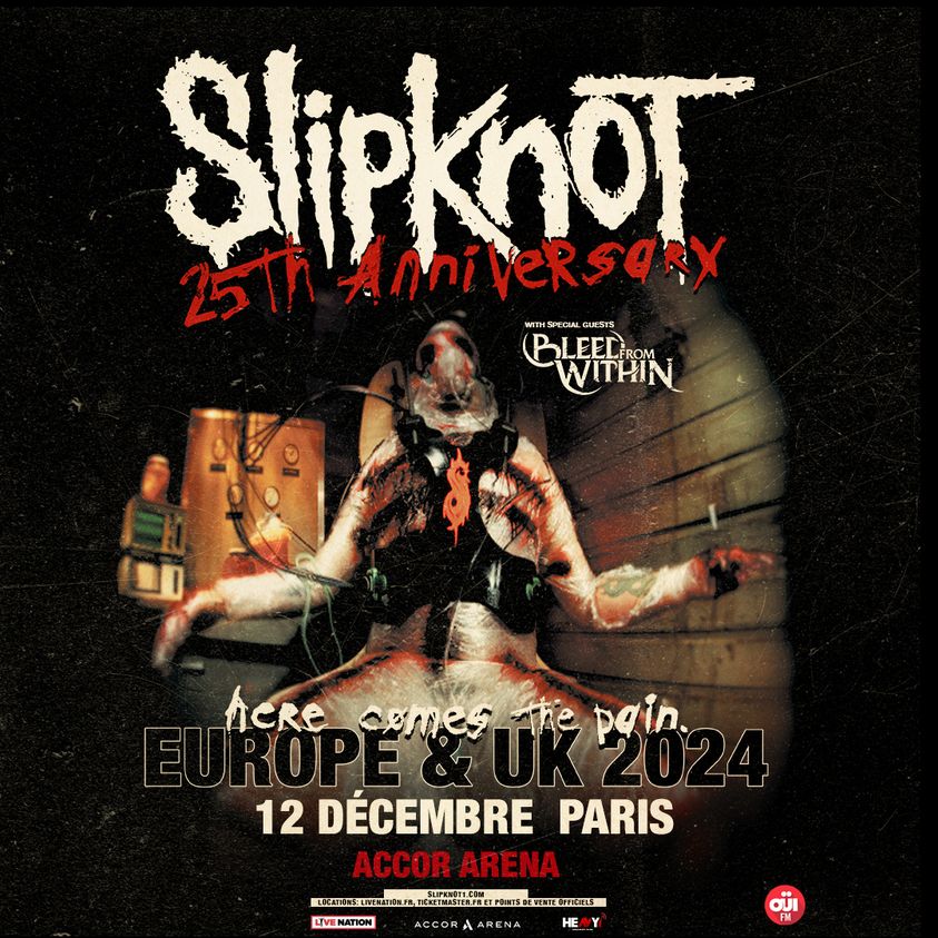 Billets Slipknot (Accor Arena - Paris)
