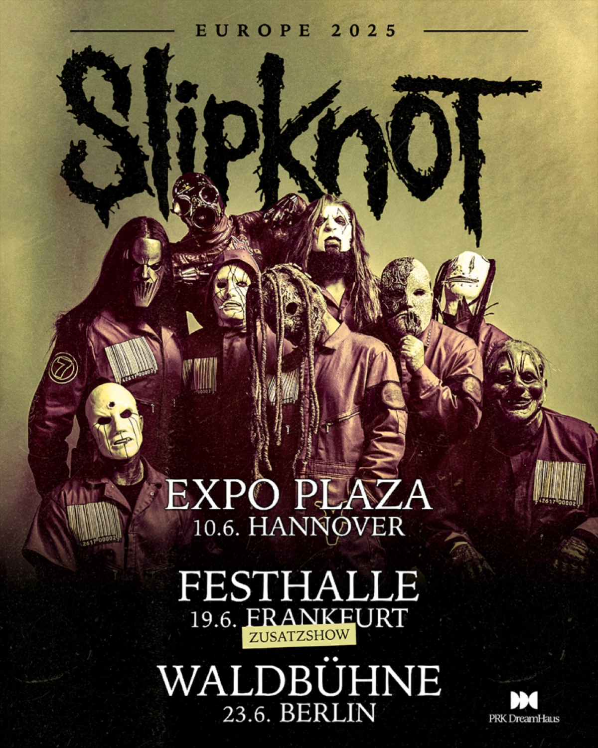 Billets Slipknot (Festhalle Frankfurt - Francfort)