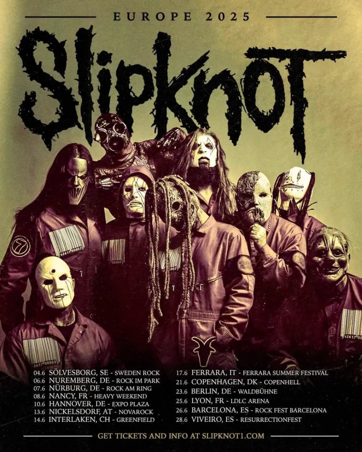 Slipknot en Waldbühne Tickets