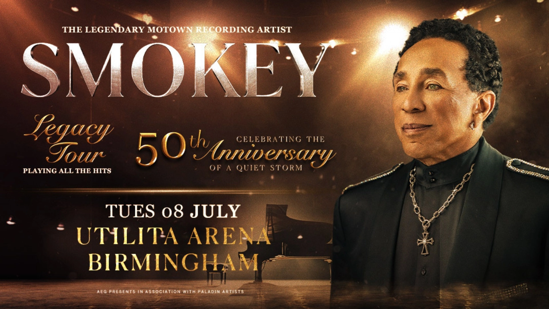Billets Smokey Robinson (Utilita Arena Birmingham - Birmingham)
