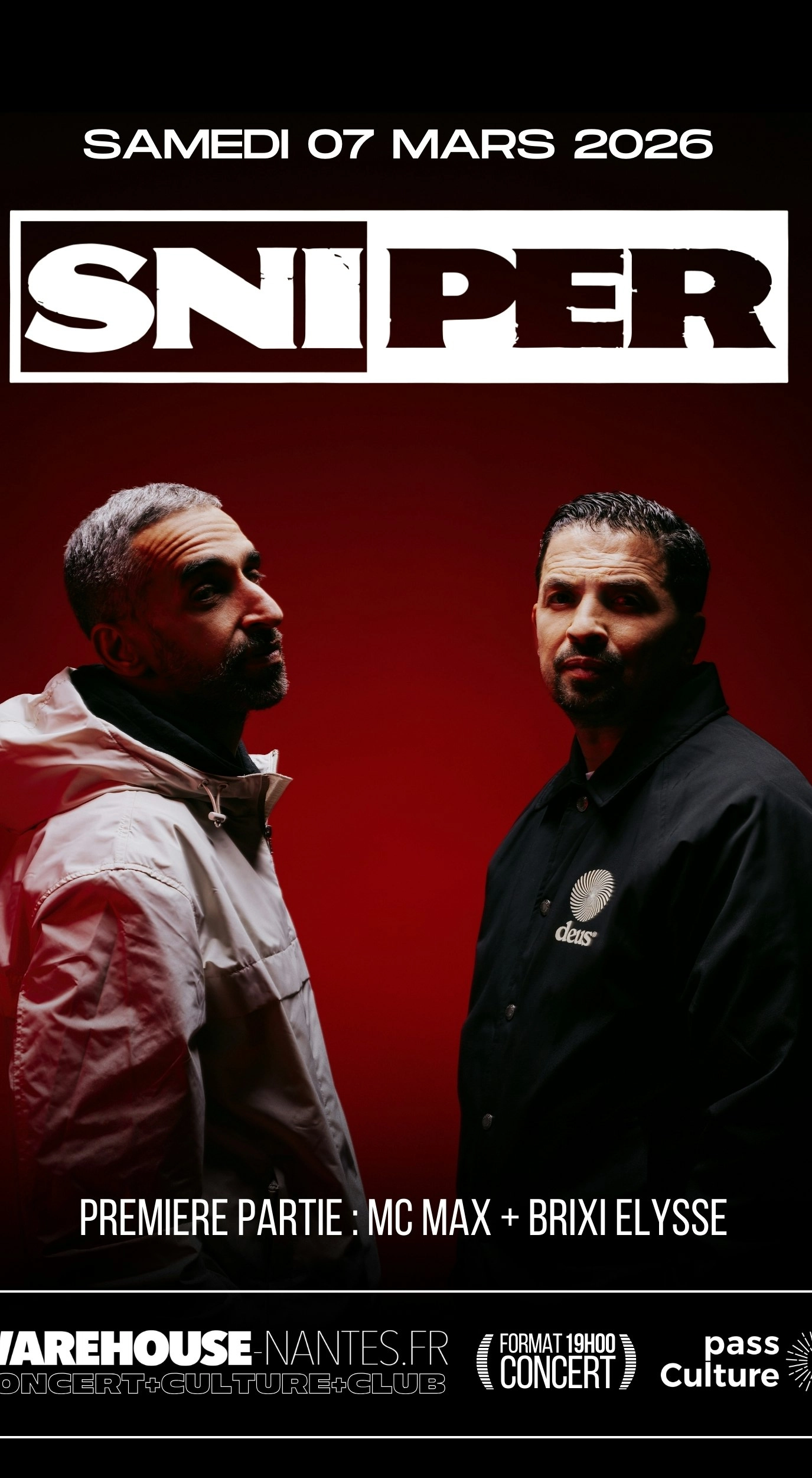 Billets Sniper (Warehouse Nantes - Nantes)