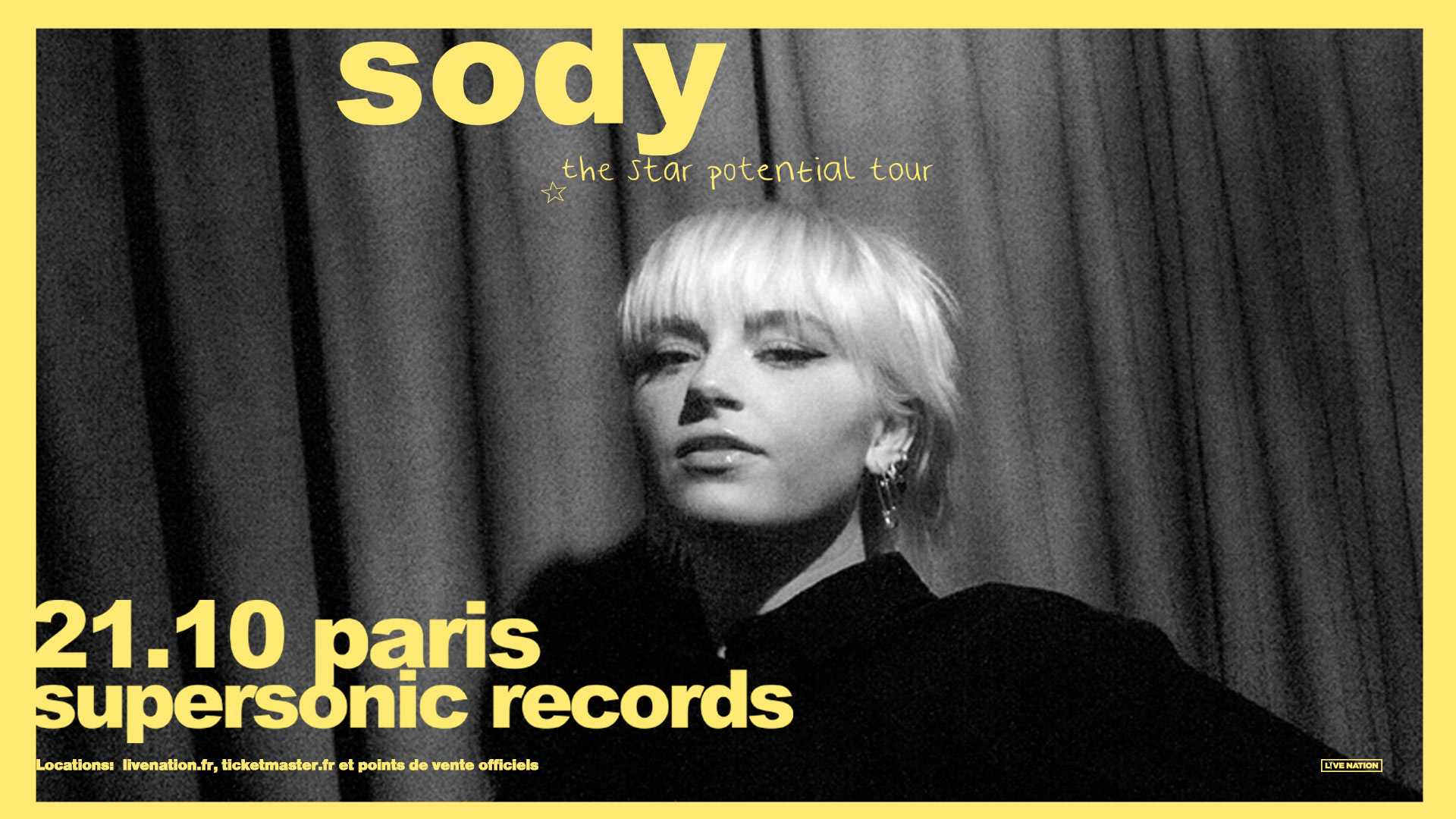 Billets Sody (Supersonic Records - Paris)