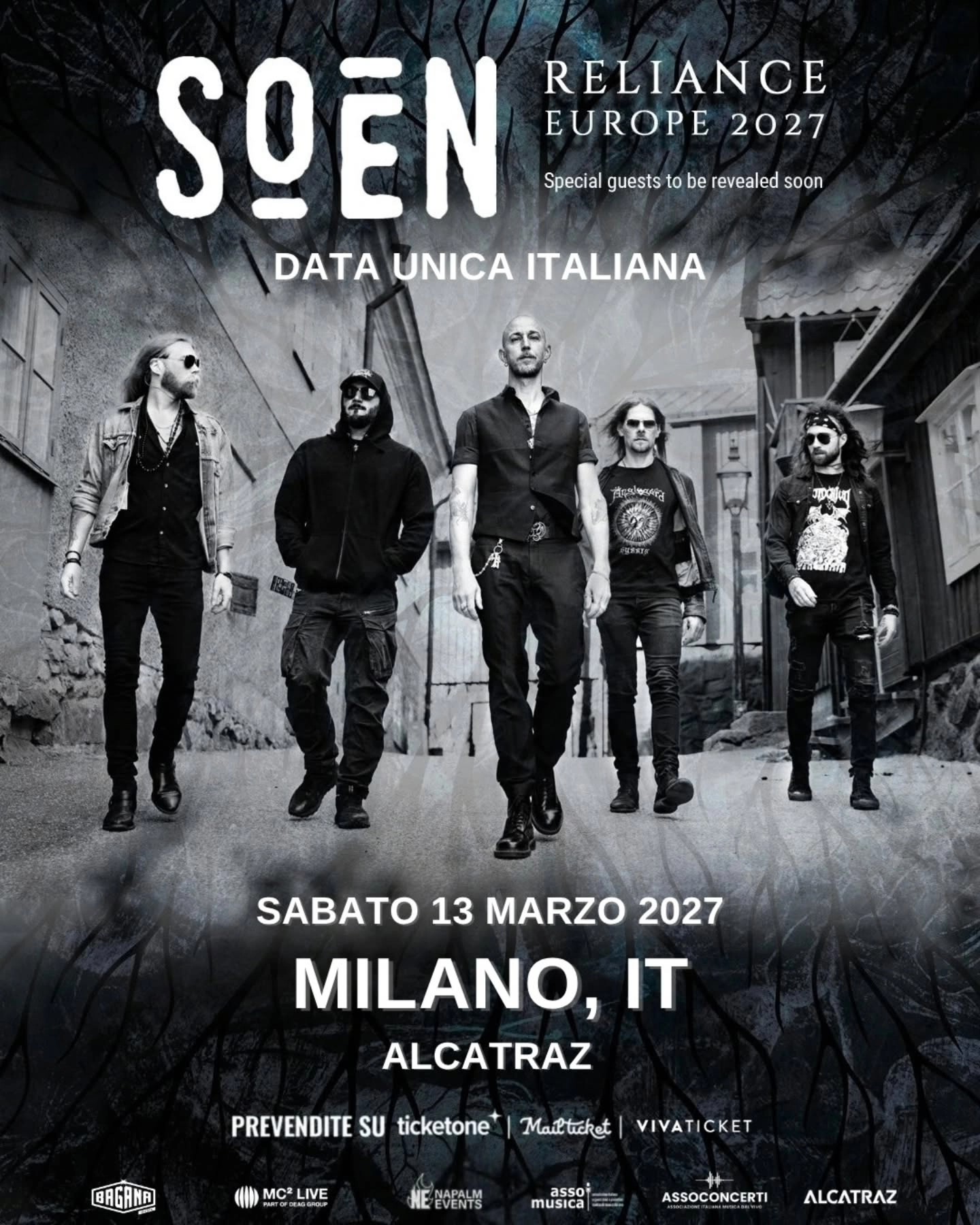 Soen al Alcatraz Milano Tickets