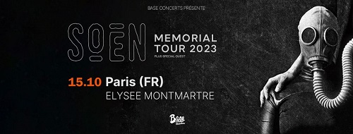 Billets Soen (Elysee Montmartre - Paris)