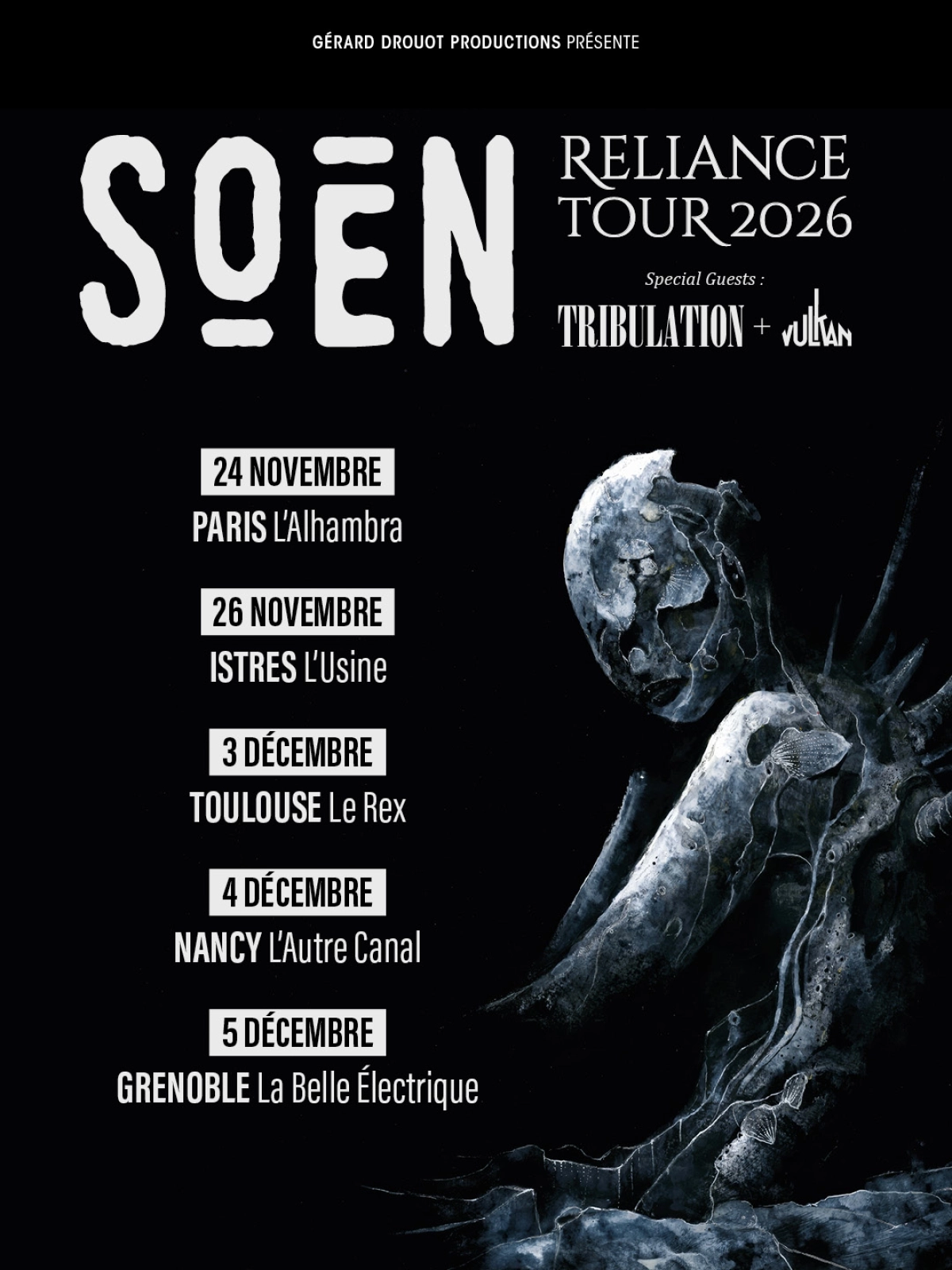 Soen at Le Rex de Toulouse Tickets