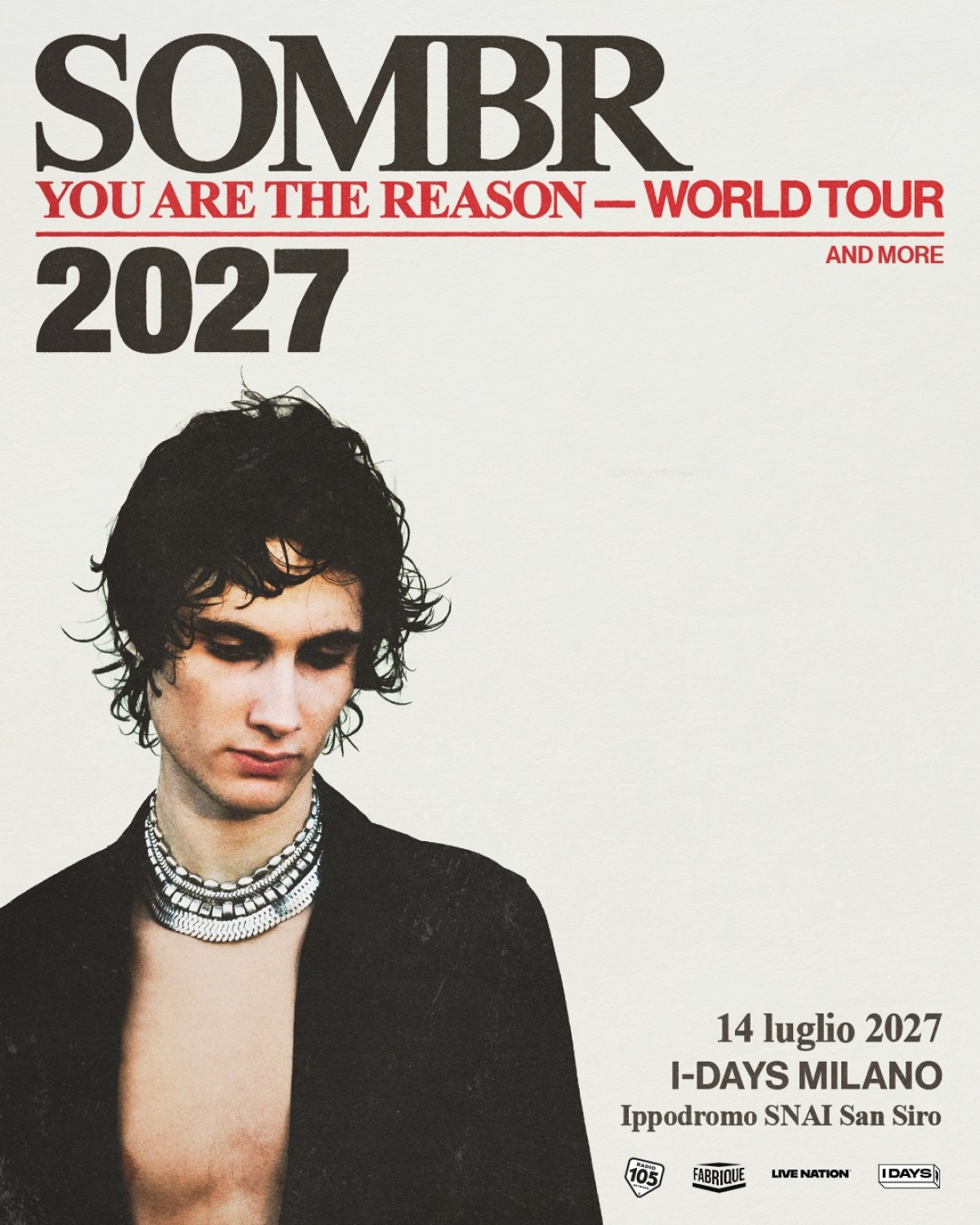 Sombr al Ippodromo Snai San Siro Tickets