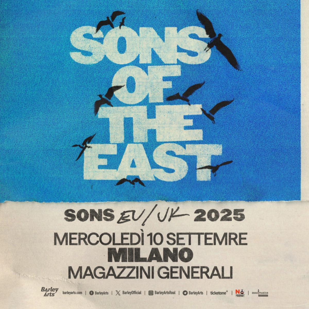 Sons Of The East at Magazzini Generali Tickets