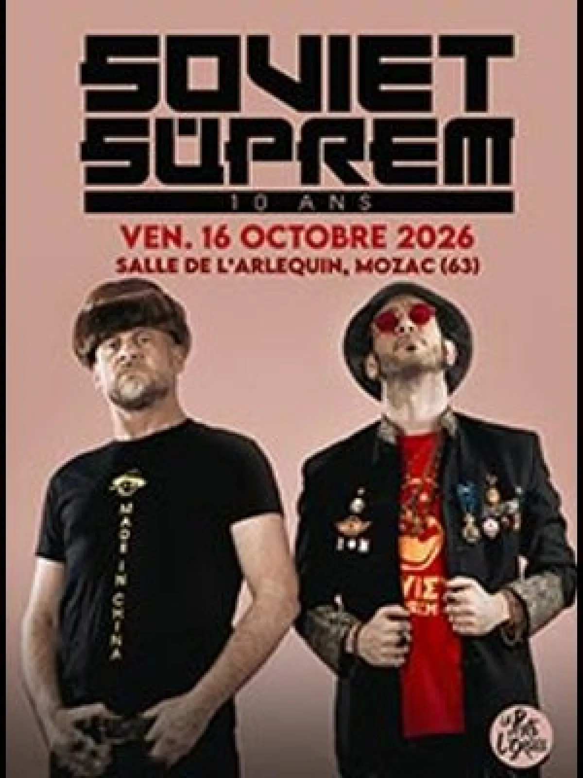 Soviet Suprem en L'Arlequin Mozac Tickets