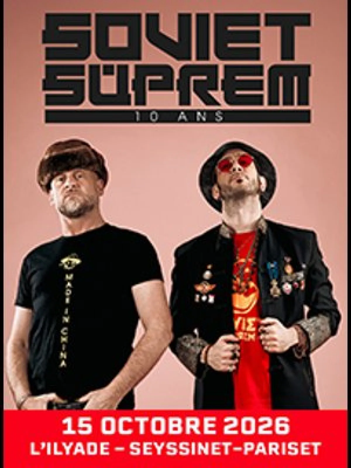 Billets Soviet Suprem (L'Ilyade - Grenoble)