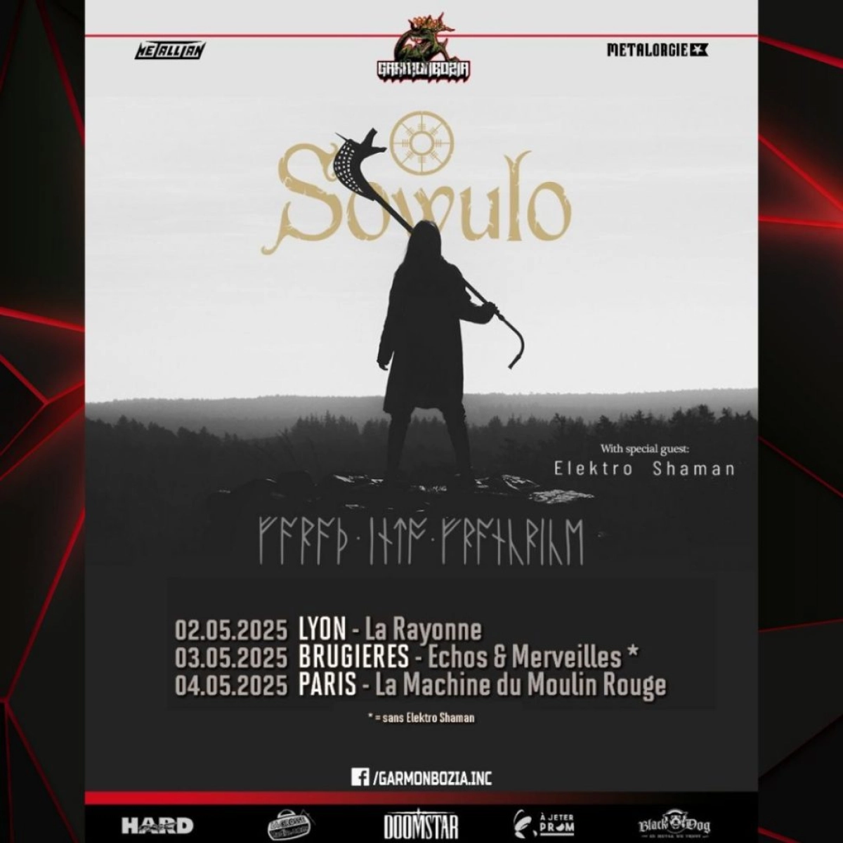 Billets Sowulo - Elektro Shaman (La Machine du Moulin Rouge - Paris)