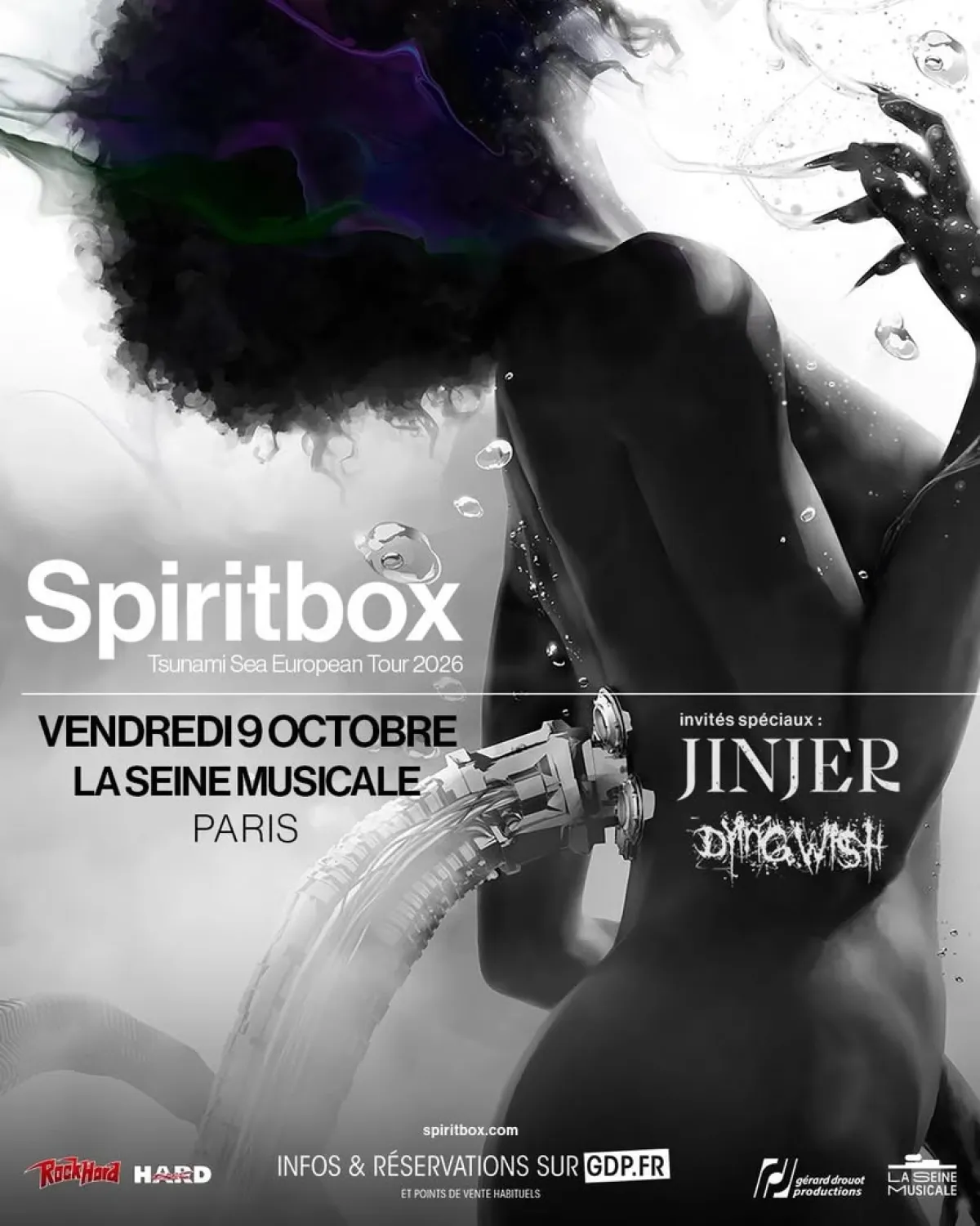 Billets Spiritbox (La Seine Musicale - Paris)
