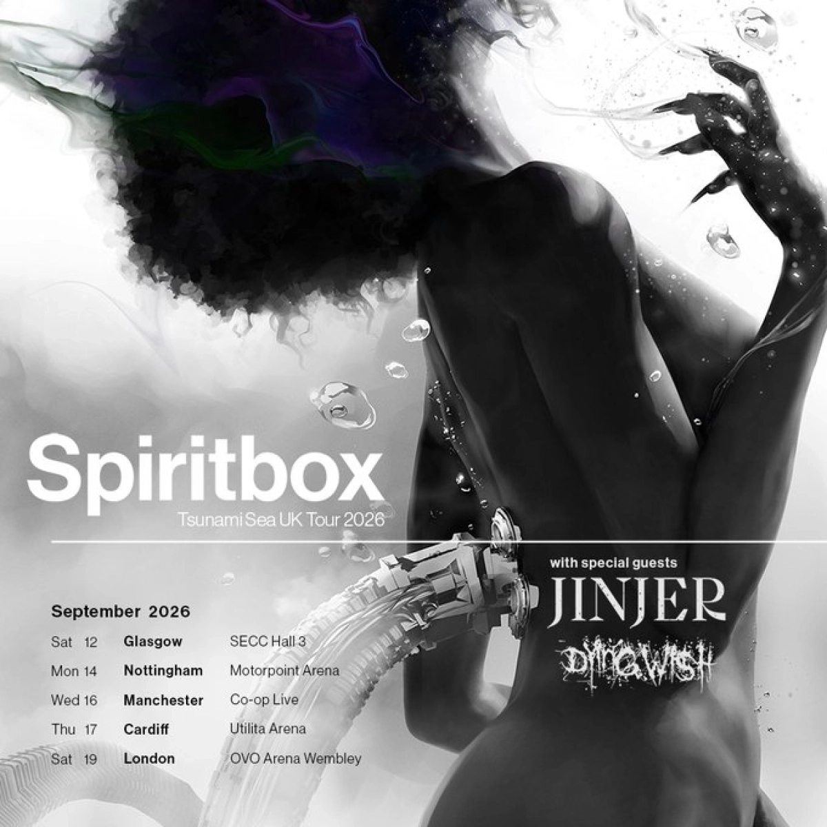 Billets Spiritbox (Utilita Arena Cardiff - Cardiff)