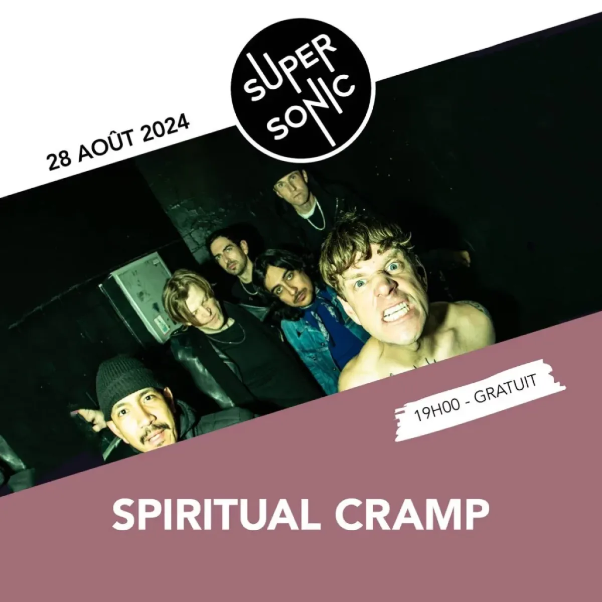 Billets Spiritual Cramp (Supersonic Records - Paris)