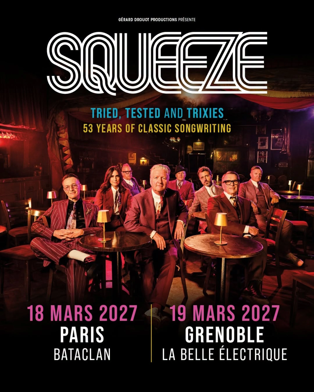 Squeeze en Bataclan Tickets