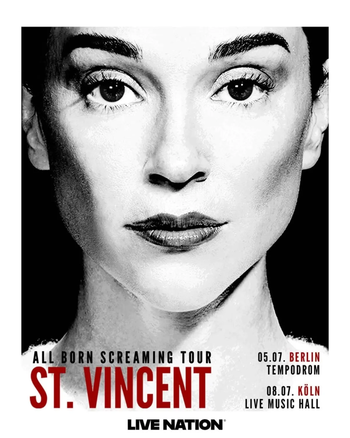 Billets St. Vincent (Tempodrom - Berlin)